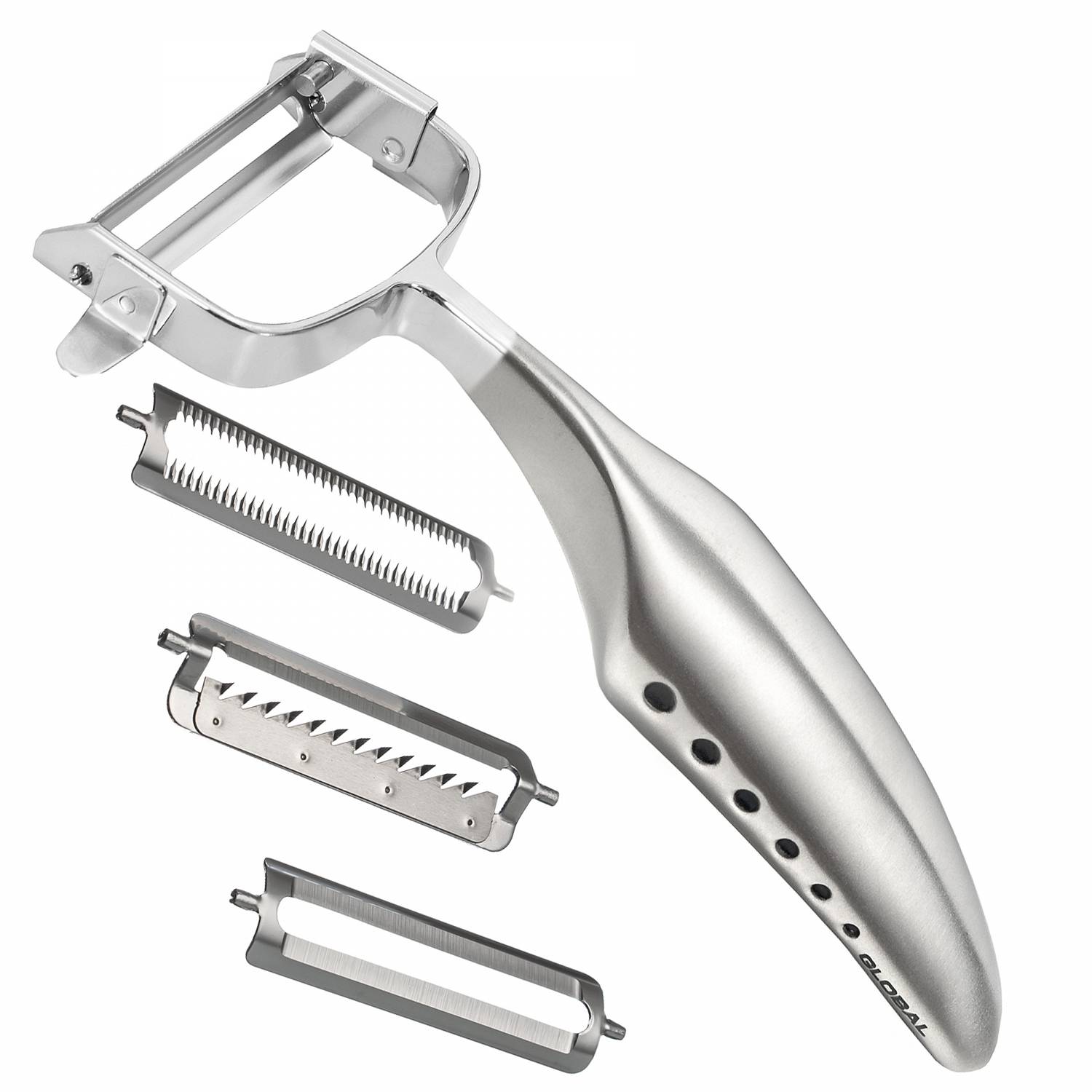 Global GS-94 Zestaw 3 obieraczek poprzecznych