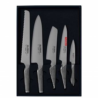 Global G-2951138 Zestaw 5 noży kuchennych