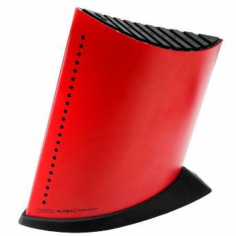 Global GKB-52CR Blok na 9 noży czerwony